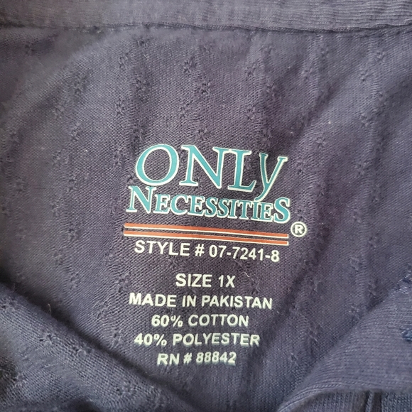 Navy Short Sleeve Top - Picture 4 of 6